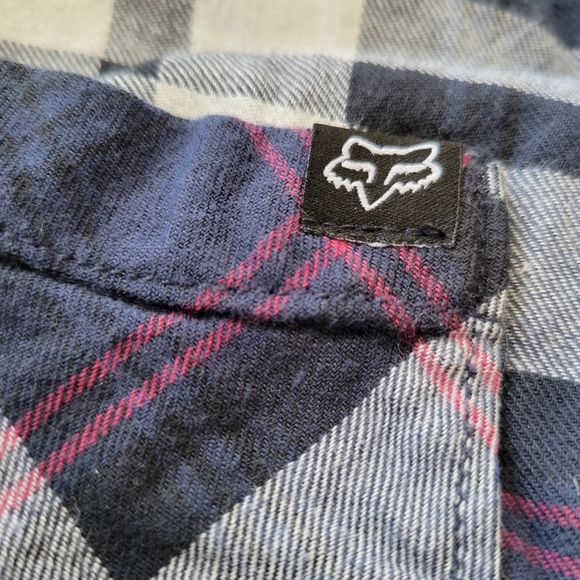 Fox plaid button down - Picture 4 of 5